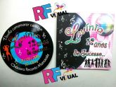 Convite em forma de Vinil